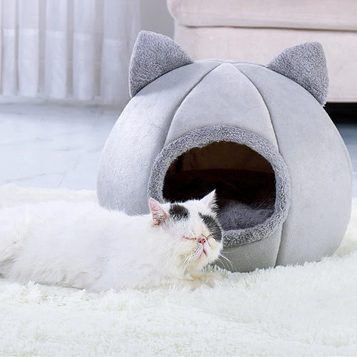 New Deep Sleep Comfort In Winter Cat Bed Iittle